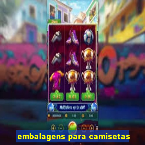 embalagens para camisetas